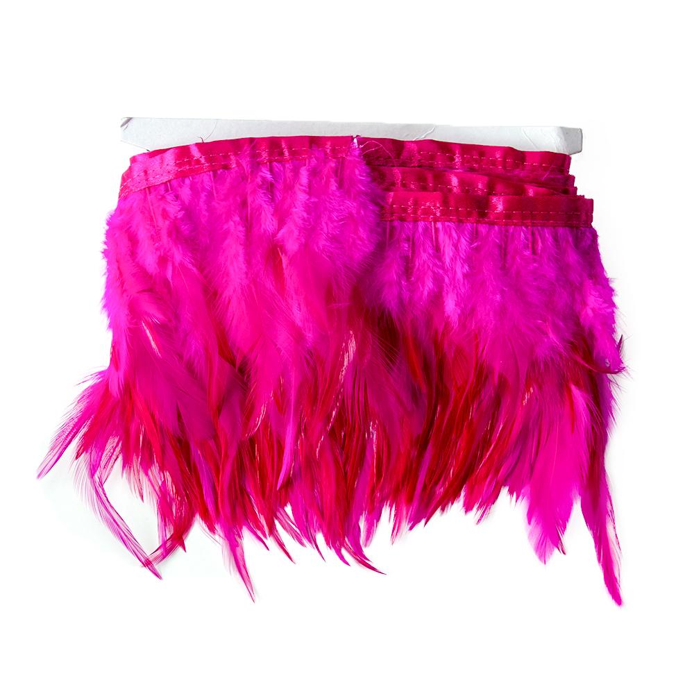 1Meter White Feathers Trims Dress Cloth Sewing Crafts Rooster Saddle Feather Ribbon Fringe Wedding Party Decoration Plumes