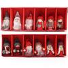 2 Pieces Christmas for Doll Decorations Mini Boy & Girl Ornaments for Home Decor