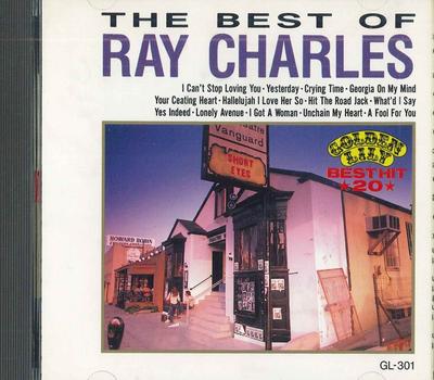 CD RAY CHARLES - Best GL301 GOLDEN LILY Japan Obi Jazz Used