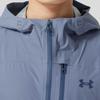 Under Armour Mens Training Series Solid Color Fashion Casual Running Hooded Jacket Men Jacket Light-Blue 1385271-002
