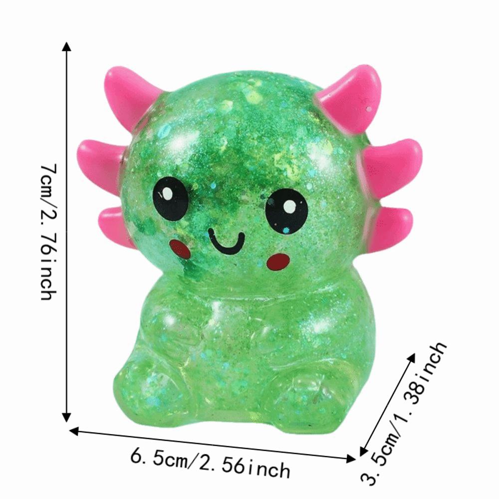 Fun Squeeze Salamander Squishy Toys Elasticity Stretchy Axolotl Squeeze Toy Fidget