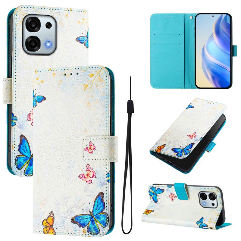 Luxury Flip Leather Case For Realme P4 Pro Flip Cover On For OPPO Realme P4 P3 P1 Pro P3X 5G Coque 2025 Wallet Bags Flower Cases