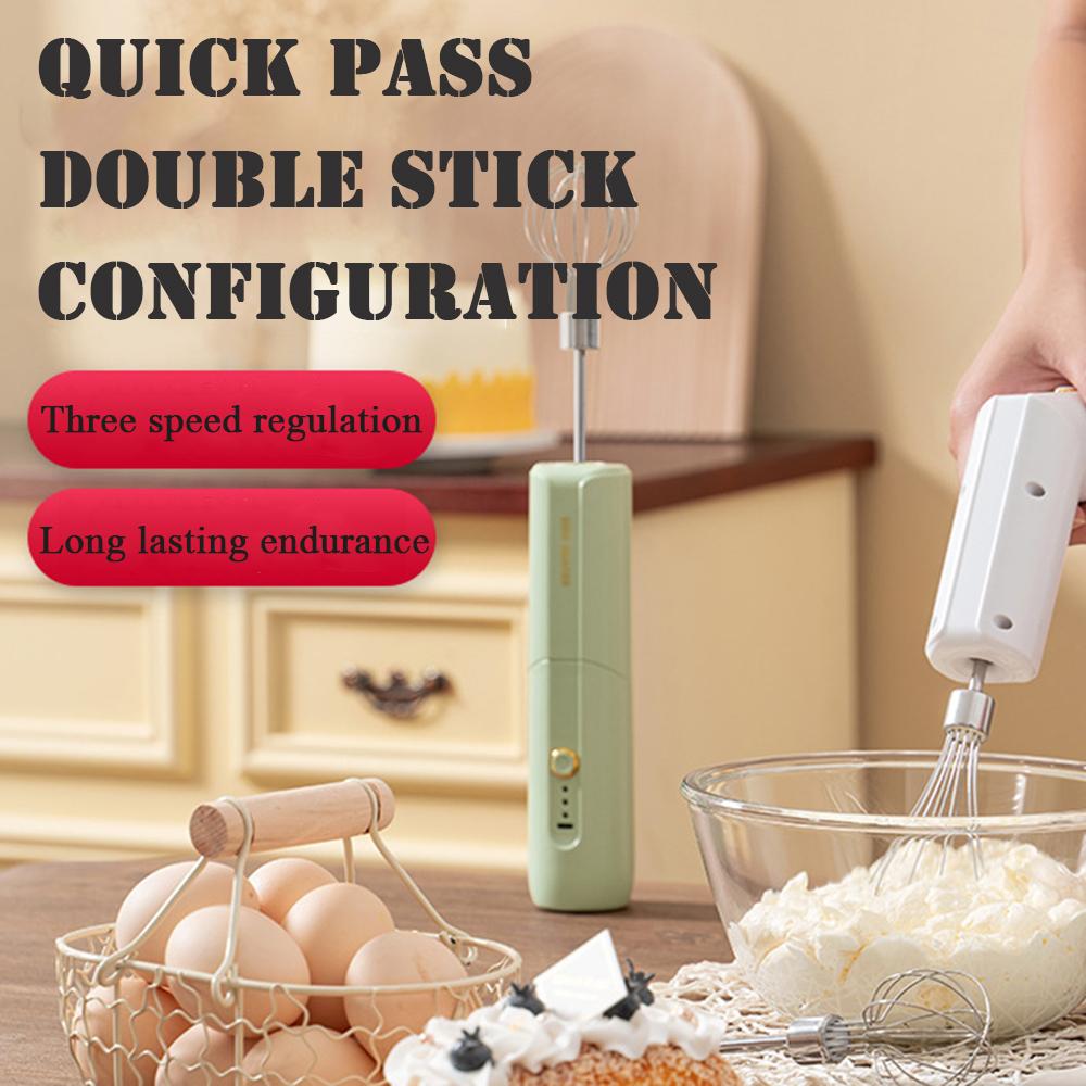 Elektrischer Haushaltskuchen-Sahne-Whipper, wiederverwendbar, arbeitssparend, Schneebesen, Küchenbedarf