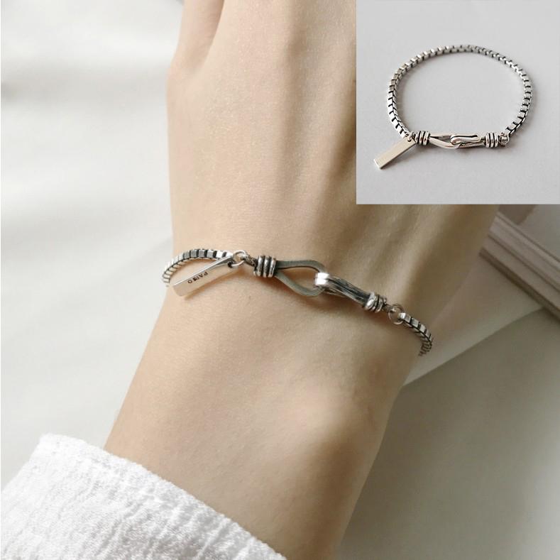 925 Silver Three-Layer Chain Circle Bracelet For Women Simple Exquisite Gift Wedding Accessories
