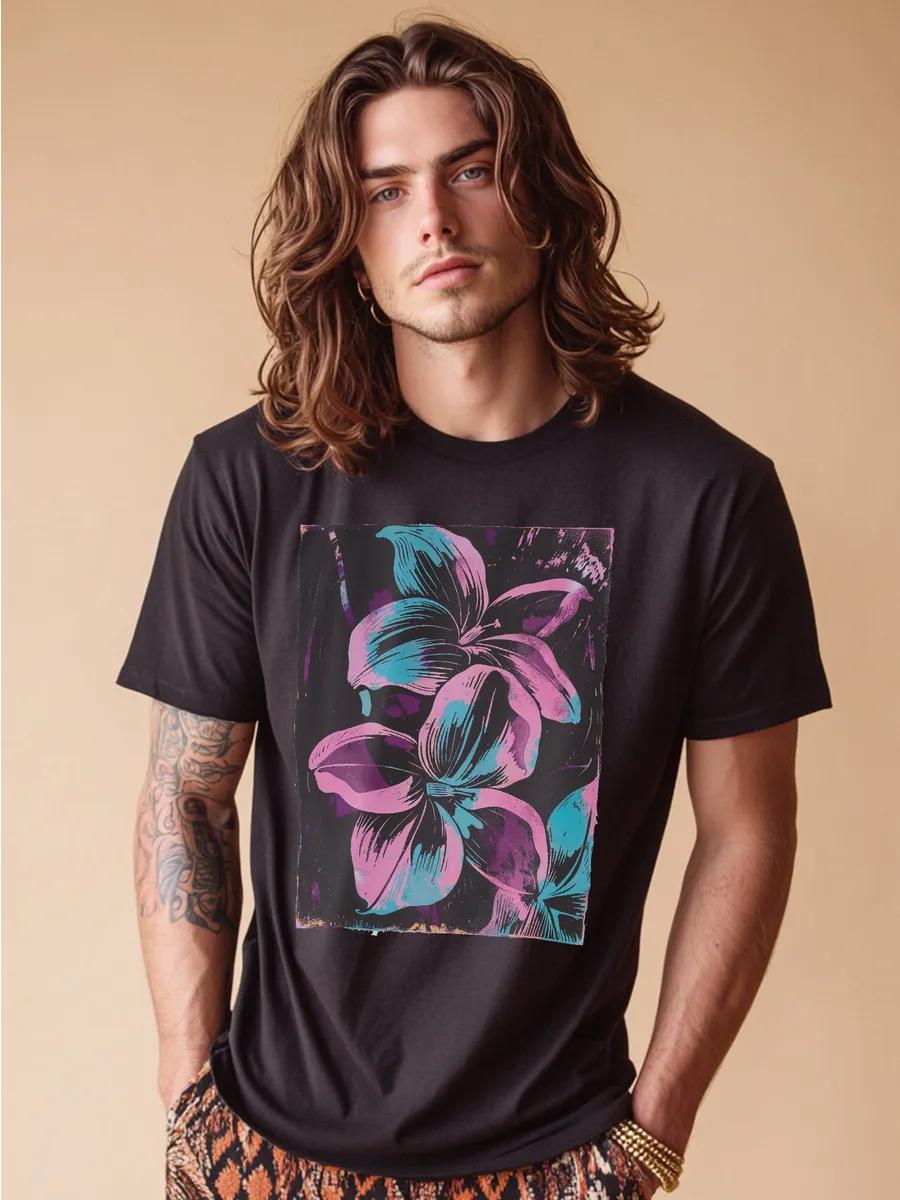 Dog print T-shirt 3XL