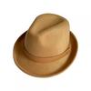 Fashion Felt Top Hat for Women British Retro Versatile Men Solid Color Felt Hat