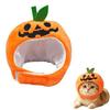 BEAUTY PLAYER Halloween Pet Costume Pumpkin Hat Transformation Photo Prop Party Cats Puppies
