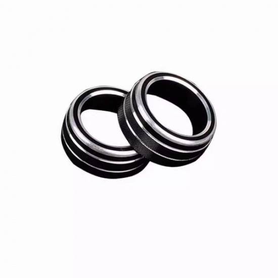 For Nissan Rogue -2025 Air Condition Knob Button Ring Cover Black Decor