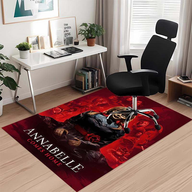 Halloween Horror Printed Carpet, for Office Chair Living Room Bedroom Kitchen Room Decor Gifts.