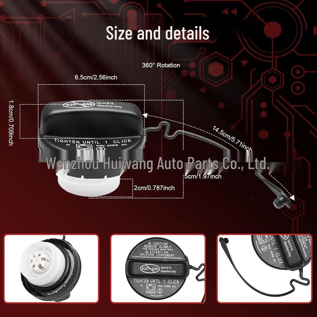 Fuel Tank Cap for 2009-2014 Toyota Tacoma - Replaces 77300-53030/77300-06040