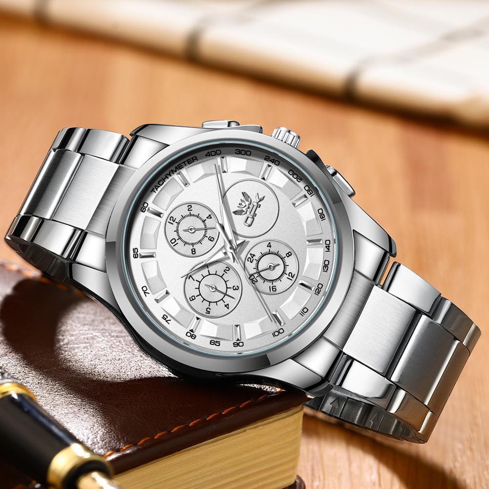 OPK 6032 Quartz Watches for Men Classic Trendy Chronograph Waterproof Luminous Men's Dress Wriswatches Original Brand Man Watch