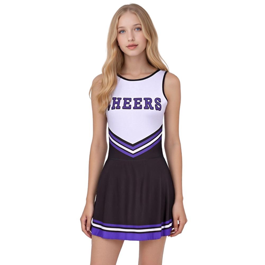 4-12 Years Kids Girls Cheerleading Outfit Dress 140