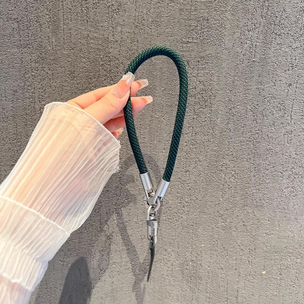 Popular Mobile Phone Lanyard Strong 8mm Nylon Rope Wrist Portable Keychain Bag Pendant Anti-loss Short