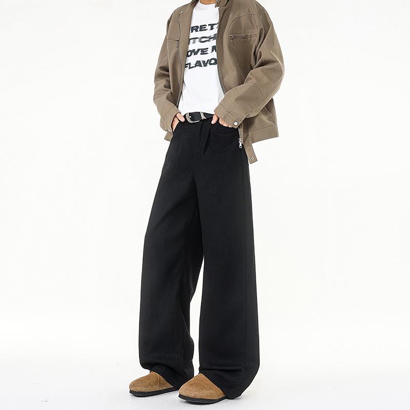 Extra Long White Jeans for Tall Men - Plus Size, Clean Fit, Straight & Wide Leg, Versatile Floor-Length Pants