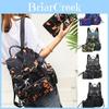 Youthful And Vibrant Nylon Graffiti Backpack For Women With Adjustable Straps