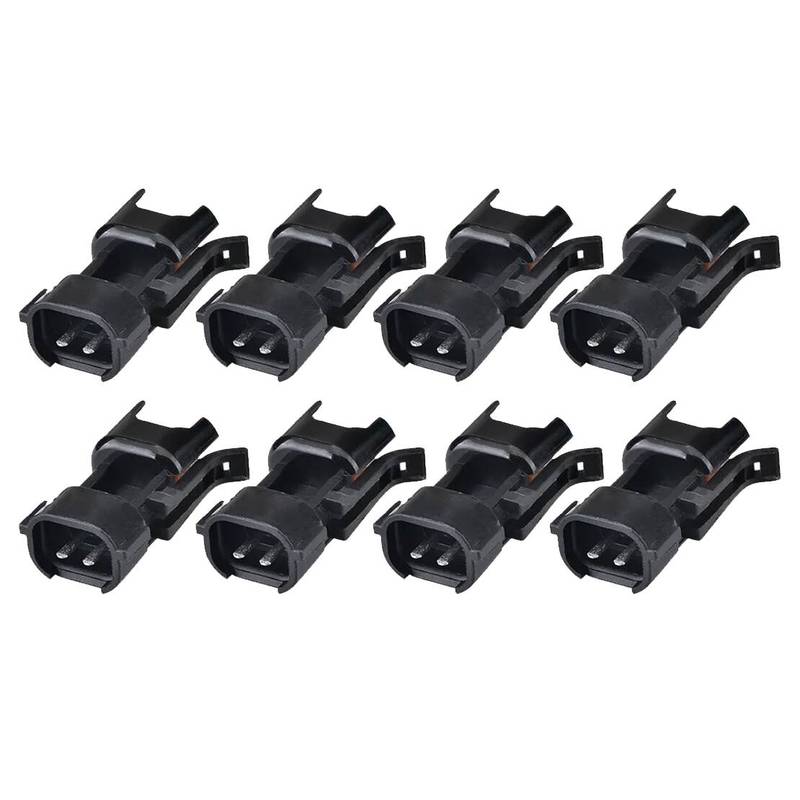 

8pcs Fuel Injector Adapter Connector Fit For USCAR EV1 To EV6 & EV14 LS1 LS2 LS3