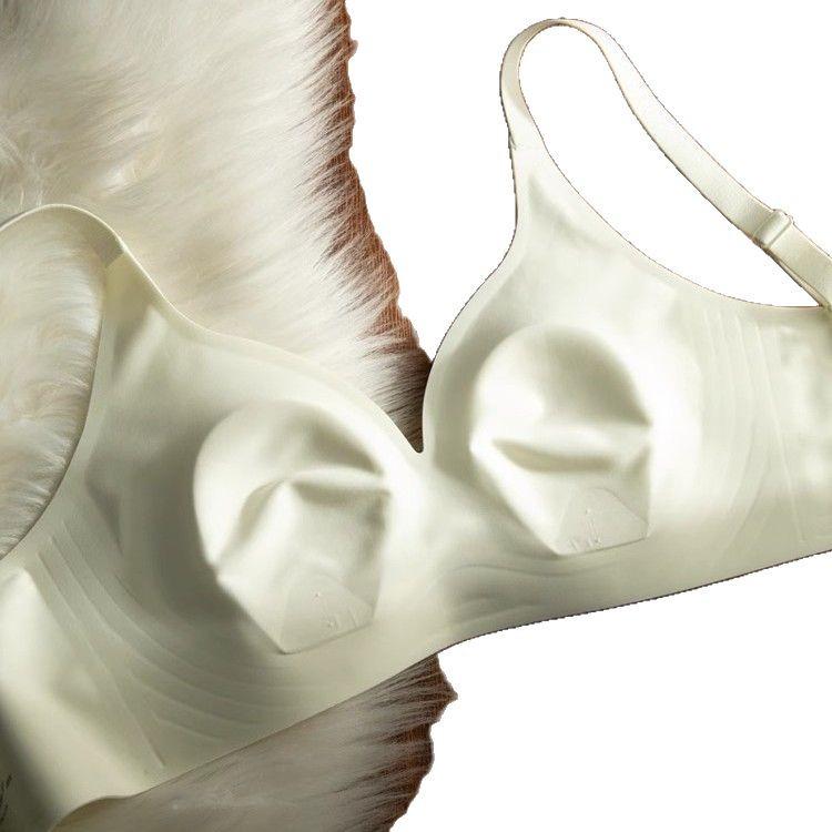 10D Fine-Woven Fabric Women's Underwear: Lightweight, Wire-Free, Minimizing Bra for Large Busts.