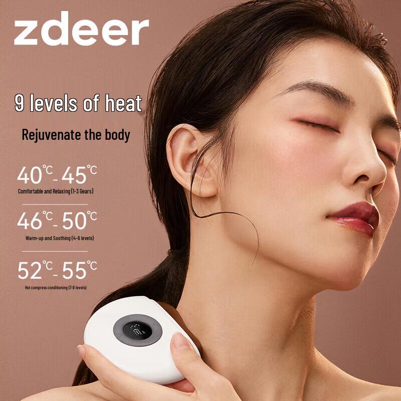 Zuodian Smart Red Bianstone Electric Gua Sha Massager