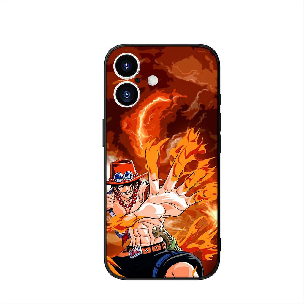 Portgas D Ace ONE PIECES Luffy Zoro Cover Phone Case for Apple iPhone 17 16 15 11 Pro XS Max XR 6 7 8 Plus + SE 2020 5 16E