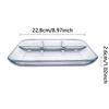Heat-Resistant Glass Dumpling Tray With Sauce Tray, Divided Dinner Tray, Breakfast Tray, Home Kitchen Tools