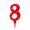Birthday Candle Number 8 (12 Units)