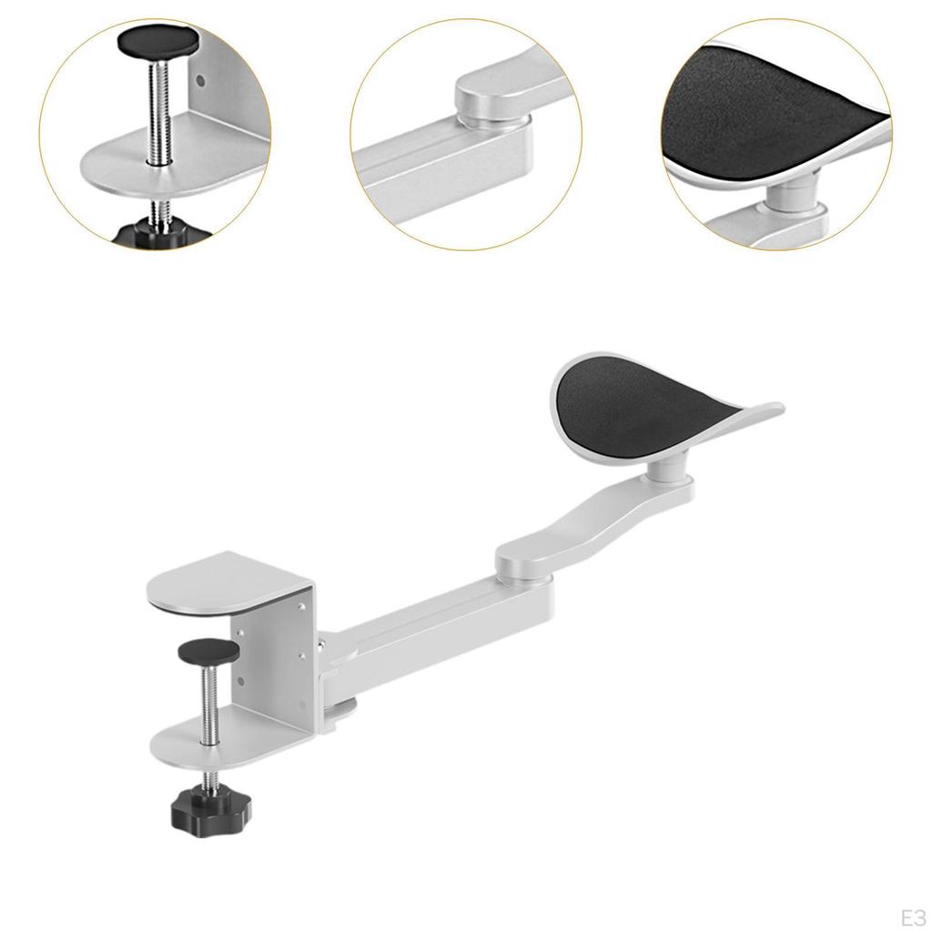 Desk Arm Support Rest Extended Heavy Duty Table Extension Platform