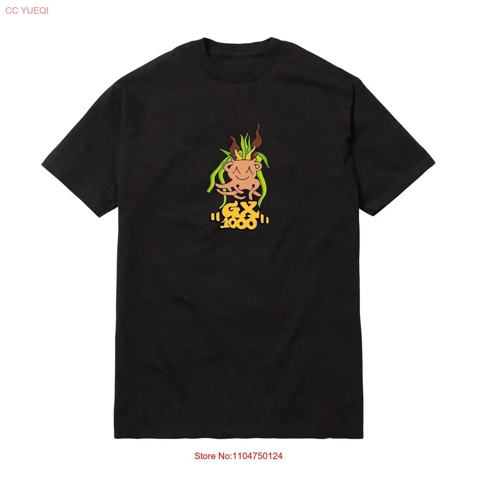

Brand New Mens GX1000 Flower Pot T shirt Black vintage Washed Breathable designer clothes streetwear Versatile fashion Soft 5XL різнокольоровий