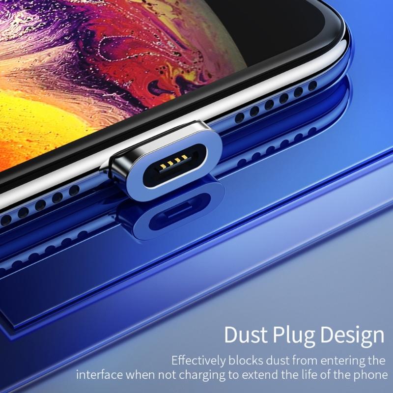 Type C Magnetic Charging Cord With Anti Dust Design And Safe Protections Chip For Secure Night Charging