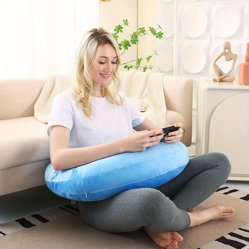 Reading Gaming Pillow Adult Crocheting Pillow To Support Your Arm Portable Desk Soft Skin-Friendly For Watching TV Travel