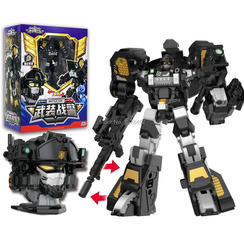 

Мини Форс Самый Сильный Полицейский Трансформирующийся Робот Игрушка Фигурки МиниФорс Икс Трансформирующийся Робот Патрульный Полицейский игрушка для Подарка Ребенку With Color Box