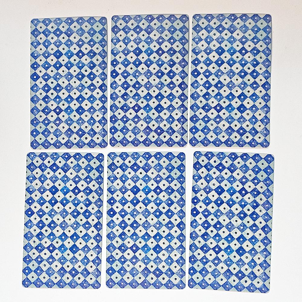 Rediscovered Classic Tarot Deck 12*7cm 78 Pcs Tarot Cards Drawn with Ball Pens Printed On 350GSM Double-embossed Cardstock