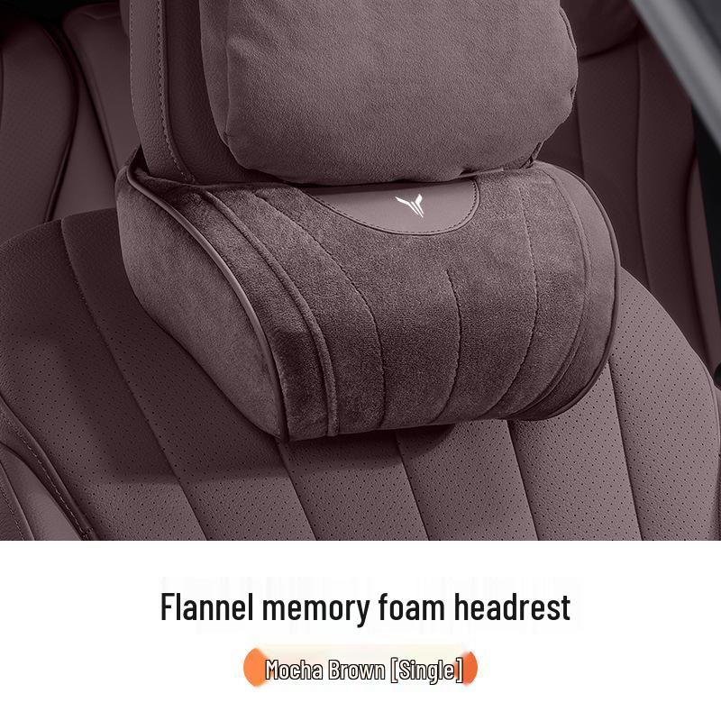 Lantu Dreamer ZhiGuang Flannel Car Headrest and Lumbar Support Set