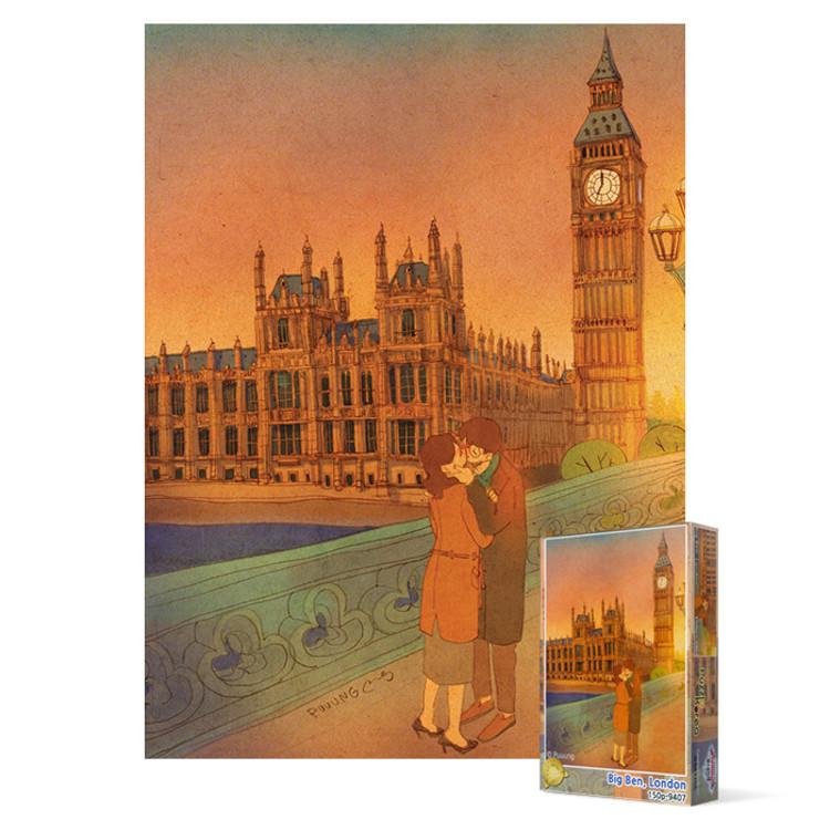 150 Piece Jigsaw Puzzle - London Big Ben, Popular Korean Puzzle