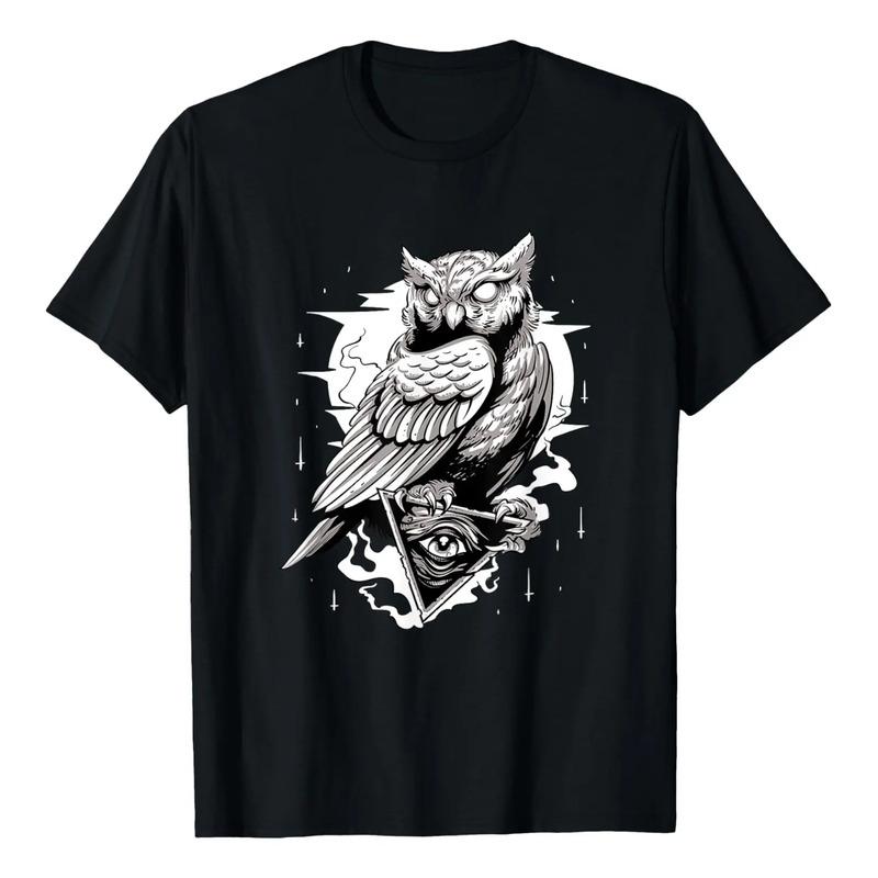 Camiseta Owl Pyramid Secret Illuminati, Camisa Owl Conspirac S разноцветный