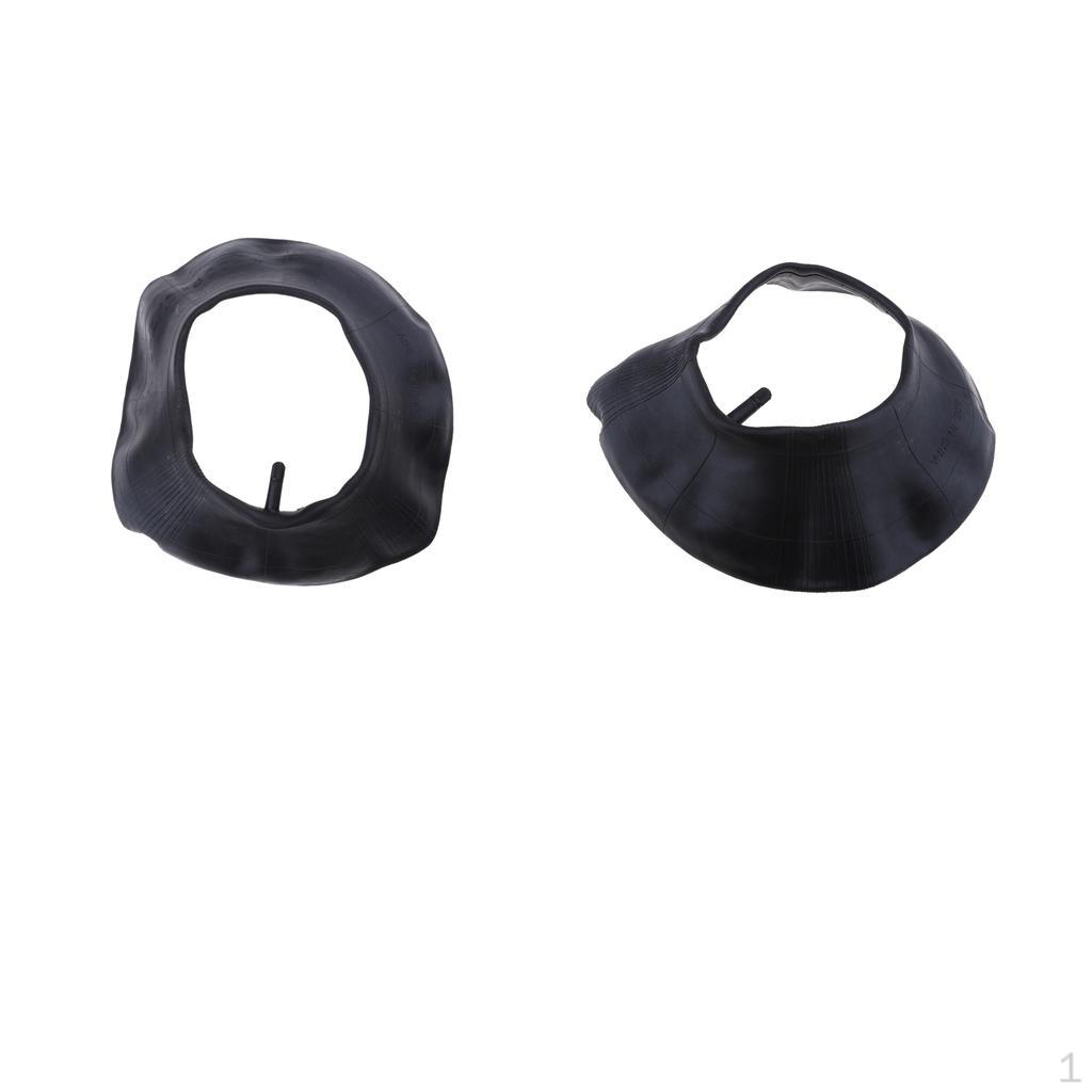 2x 6 Inch Tire Inner Tube & Valve Stem for Wheelbarrows Tractors Mowers Carts