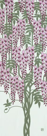 

Dyeing Anbo Hand Towel Wistaria Wisteria Authentic Dyed Cotton 100% Tokuoka Made in Japan 35cm x 100cm