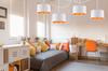 Spider Hanging Lamp Chandelier Golden Center Led