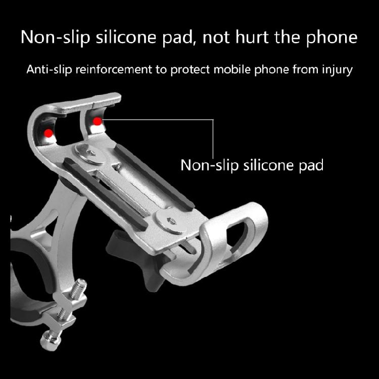 Adjustable Bike Phone Mount Stand Non-Slip Bike Handlebar Phone Mount Clip
