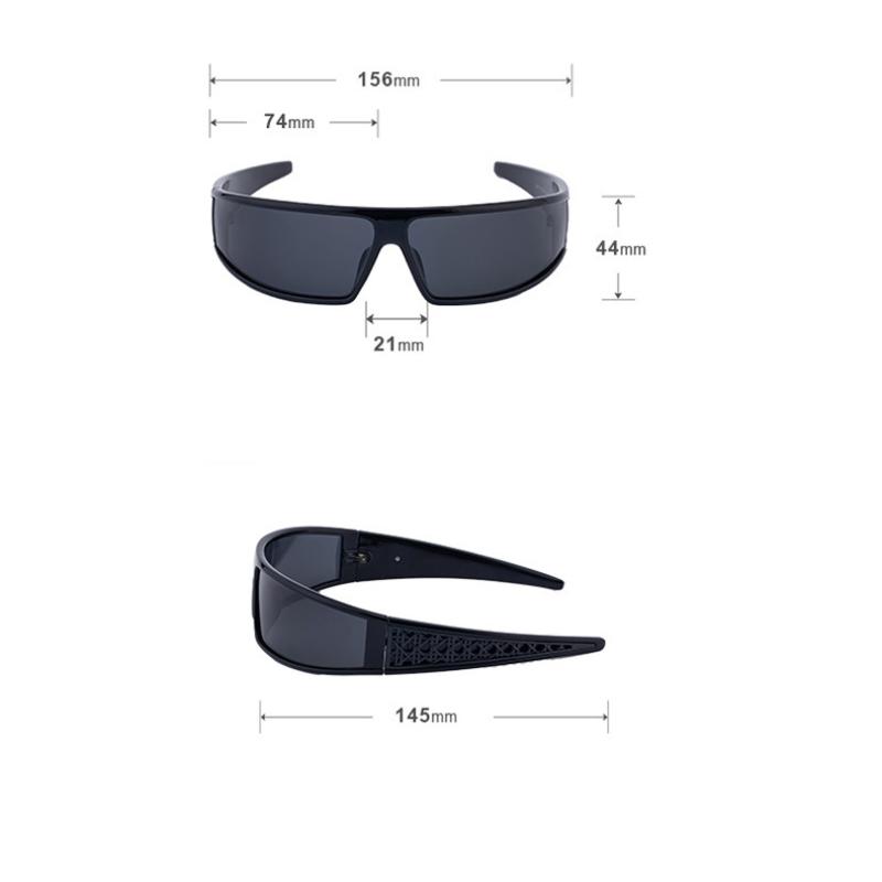 Non-polarized Fashion Square Headband 2-in-1 Sunglasses Women Men Outdoor Sport Eyeglasses