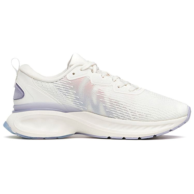 Anta 1.5 Big Data Cushioning Breathable Low-Top Running Shoes Women Sneakers White Purple 122135586-9