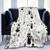 Susuwatari Soot Sprites M-Mononoked Blanket Flannel Autumn/Winter Aways Princessed  Super Soft Throw Blanket for Bed Couch Quilt