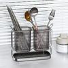 Kunststoff Besteck Organizer Luxus Abtropfgestell für Utensilien Abtropfhalter Aufbewahrung Küche