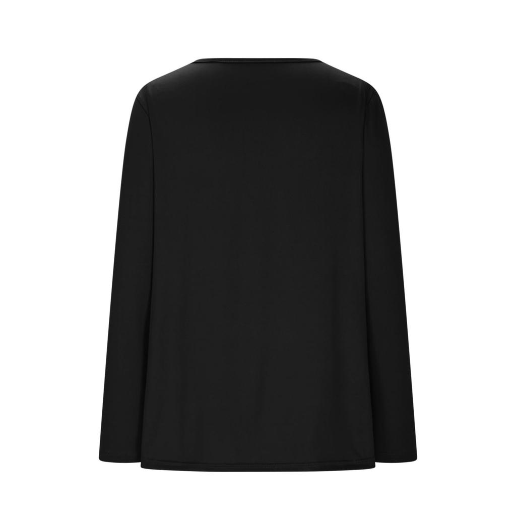 Womens Long Sleeve Shirts Tunic Tops Oversized Tshirts Loose Fit Fall Fashion Tops Clothes