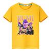 Kawaii Tees kpop lovci démonů děti Potisk 100% Bavlna Roztomilá trička tričko pro děti chlapec 10 let anime Krátké y2k one piece dívčí oblečení
