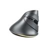 USB Wireless Bluetooth Rechargeable Vertical 7 Vertical Compatible with iOS 13 and and Microsoft Gray 2.4GHz 5.1 Mouse, Quiet, Buttons, Ergonomic,