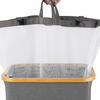 Foldable Japanese Style Laundry Basket with Inner Bag - Super Large Fabric Hamper for Bedroom and Bathroom.