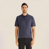 FERRAROMILANO Two-Tone Collared Knit Blue (Am0Gtsy25143)
