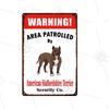 Akita Corgi Dog Breed Metal Sign Beware Of The Dog Warning Sign Pet Shop Wall Decoration Family Doorplate Vintage Tin Plaque