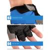Atmungsaktive Anti-Rutsch-Halbfingerhandschuhe für den Sommer, Unisex Professionelles Fitnessgerät, Angel-, Radsport- und Outdoor-Sportarten Unverzichtbare fingerlose Handschuhe