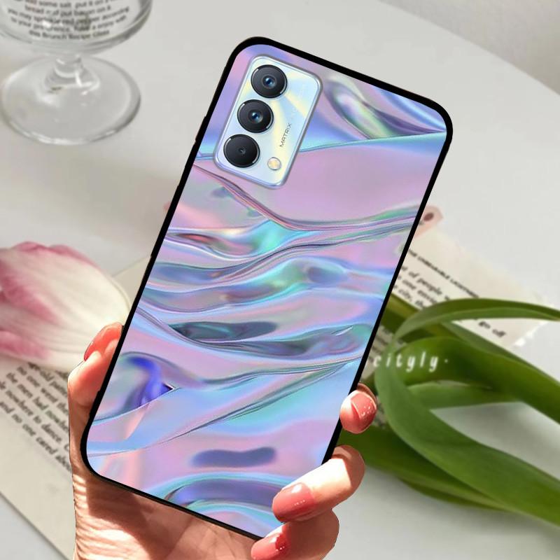 For cover Realme GT Master Case Edition Animal Cartoon Soft Silicone Funda for Realme GT Master Explorer Phone Cover Black Coque